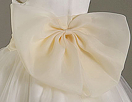 Ball Gown Scoop Satin Tulle Flower Girl Dress