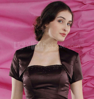 MITENA - Vestido de Damas em Cetim com Xale MITENA - Vestido de Damas em Cetim com Xale