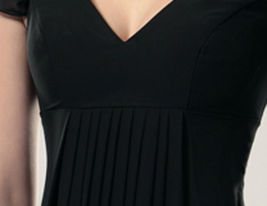 Chiffon Sheath/ Column V-neck Short Sleeve Floor-length Evening Dress