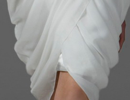Sheath/Column One Shoulder Knee-length Chiffon Over Mading Bridesmaid/Wedding Party Dress Sheath/Column One Shoulder Knee-length Chiffon Over Mading Bridesmaid/Wedding Party Dress