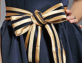 Stretch Satin A-line Tea-length Cocktail Dress inspired by Sarah Jessica Parker in Sex and the City
