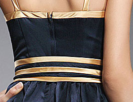 Stretch Satin A-line Tea-length Cocktail Dress inspired by Sarah Jessica Parker in Sex and the City