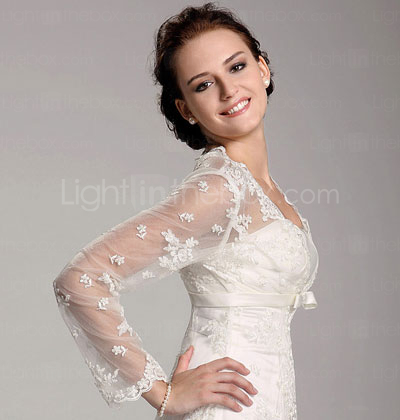Sheath/ Column Court Train Satin Lace Wedding Dress