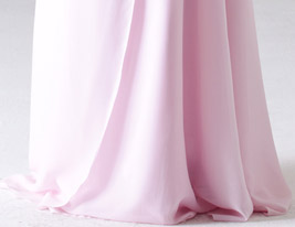 YONCA - Vestido de Fiesta de boda o de Dama de honor de Gasa