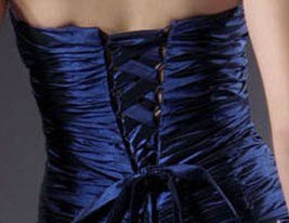 MIGNON - Vestido de Noche o de Fiesta de Organza y Tafetán