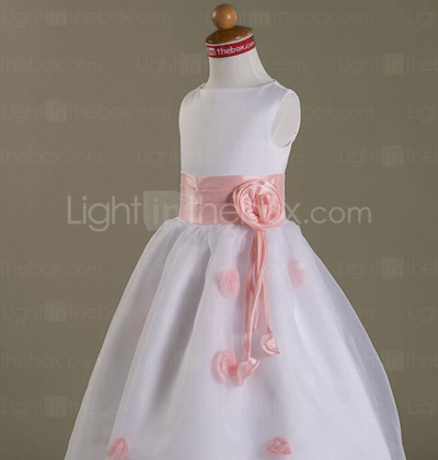 YALETHA - Abito da Comunione in Organza e Raso