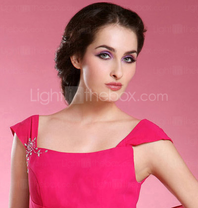 GUENEVERE - Moeder Van De Bruidjurk van Chiffon en Satijn met Bolero GUENEVERE - Moeder Van De Bruidjurk van Chiffon en Satijn met Bolero