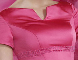 A-line Floor-length Satin Mother of the Bride Dress 