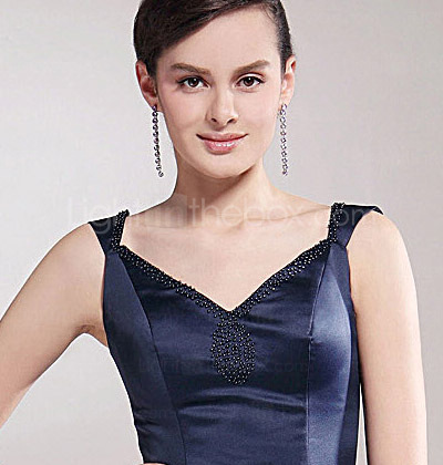 FLOR MARIA - Kleid für die Brautmutter aus Satin FLOR MARIA - Kleid für die Brautmutter aus Satin