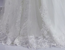 ALENKA - Vestido de Novia de Encaje y Tul