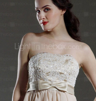 MAKENZIE - Abito da Sposa in Chiffon e Raso