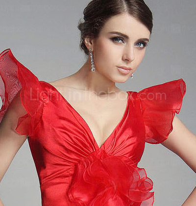 MIREILLE - Vestido de Noche de Organza MIREILLE - Vestido de Noche de Organza