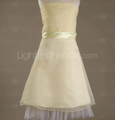 NOA - Vestido de Damita de honor de Organza y Satén NOA - Vestido de Damita de honor de Organza y Satén
