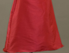 A-line Spaghetti Straps  Knee-length  Taffeta Junior Bridesmaid Dress