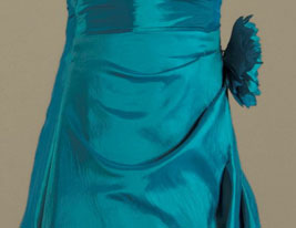 XERANE - Vestido de Damita de honor de Tafetán