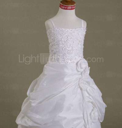 MARIAMA - kjole til Blomsterjente i Organza og Satin MARIAMA - kjole til Blomsterjente i Organza og Satin