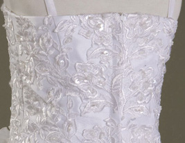 MARIAMA - kjole til Blomsterjente i Organza og Satin MARIAMA - kjole til Blomsterjente i Organza og Satin