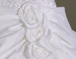 MARIAMA - kjole til Blomsterjente i Organza og Satin MARIAMA - kjole til Blomsterjente i Organza og Satin