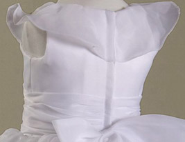 SHIRIN - Kleid für Blumenmädchen aus Organza und Satin