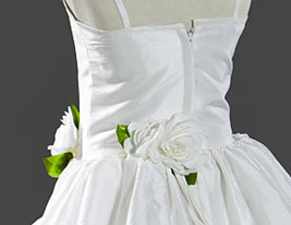 Ball Gown Spaghetti Straps Court Train Taffeta Satin Flower Girl Dresses / First Communion Dresses Ball Gown Spaghetti Straps Court Train Taffeta Satin Flower Girl Dresses / First Communion Dresses