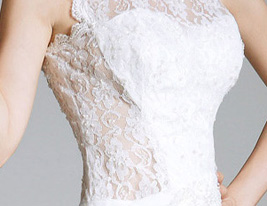 RAFFAELLA - Vestido de Festa em Chifon e Renda