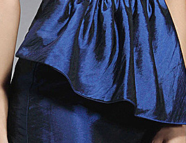 Taffeta Sheath/ Column One Shoulder Short/Mini Beaded Cocktail Dress inspired by Grammy