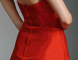 EMILIE - Vestido de Noche de Tafetán