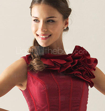 ALDEA - Vestido de Cóctel de Tafetán