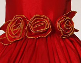 YELVA - kjole til Blomsterjente i Taffeta YELVA - kjole til Blomsterjente i Taffeta