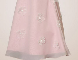 A-line Square  Tea-length Chiffon  Taffeta  Flower Girl Dress