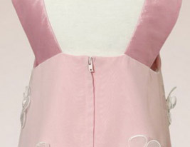 A-line Square  Tea-length Chiffon  Taffeta  Flower Girl Dress