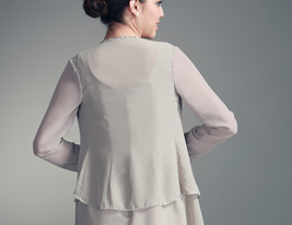 Chiffon Jacket & Chiffon Pant Set