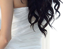 Sheath/Column One Shoulder Sweep/Brush Train Taffeta Wedding Dress 