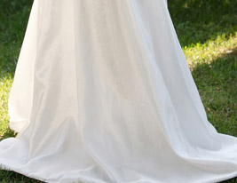 CRISTINA - Vestido de Noiva em Tafetá