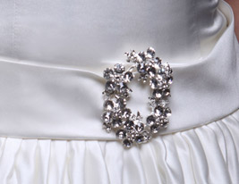 Ball Gown Strapless Chapel Train Satin Wedding Dress Ball Gown Strapless Chapel Train Satin Wedding Dress