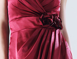 INMACULADA - Kleid für Brautjungfer aus Satin INMACULADA - Kleid für Brautjungfer aus Satin