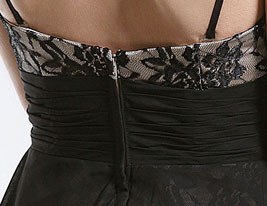 FLORENTIA - Vestido de Coquetel em Chifon e Renda FLORENTIA - Vestido de Coquetel em Chifon e Renda