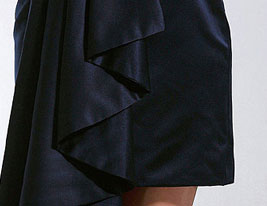 Satin Sheath/Column Strapless Short/Mini Cocktail Dress inspired by Grammy 