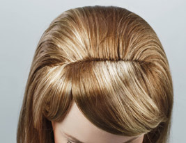 Capless Long Golden Blonde Silky Straight High Quality Synthetic Wig with Side Bang