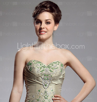 Ball Gown Sweetheart Floor-length Taffeta Prom/ Evening Dress