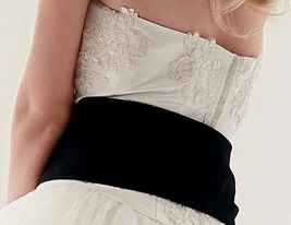palla abito senza spalline in raso pavimento-lunghezza abito da sposa in tulle