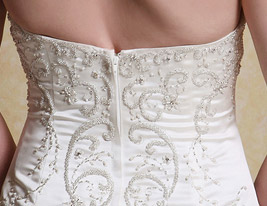 Ball Gown Strapless Chapel Train Wedding Dress 