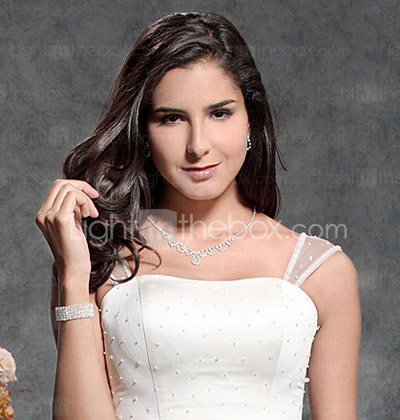 Princess A-line Floor-length Satin with Bow Wedding Dress Princess A-line Floor-length Satin with Bow Wedding Dress