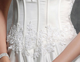 EYOTA - Vestido de Novia de Satén