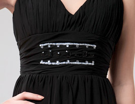SAFIYA - Abito da Sera in Chiffon e Raso