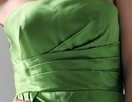 VELDA - Kleid für Brautjungfer und Cocktailparty aus Satin