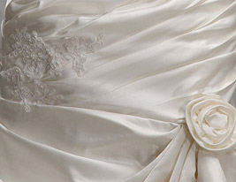 Trumpet/Mermaid Sweetheart Court Train Satin Wedding Dress Trumpet/Mermaid Sweetheart Court Train Satin Wedding Dress