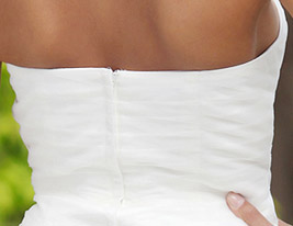 Ball Gown Sweetheart Knee-length Wedding Dress With 3D Floral 