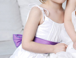 MACKENZIE - Kleid für Blumenmädchen aus Tafft MACKENZIE - Kleid für Blumenmädchen aus Tafft