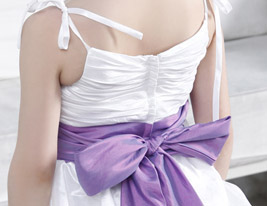 MACKENZIE - Kleid für Blumenmädchen aus Tafft MACKENZIE - Kleid für Blumenmädchen aus Tafft